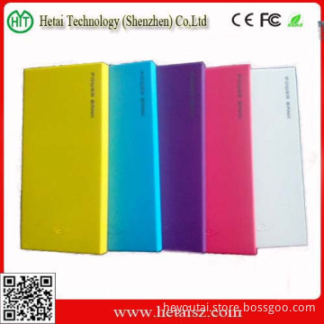 New Arrival Ultra Thin 8000mAh Backup External Battery USB Power Bank Charger for Cell Phone (YTK-089)